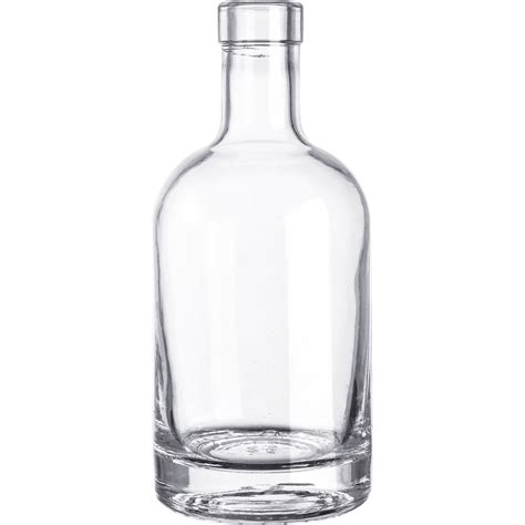 375 Ml Clear Glass Nordic Liquor Bottle Bar Top 12 Cs