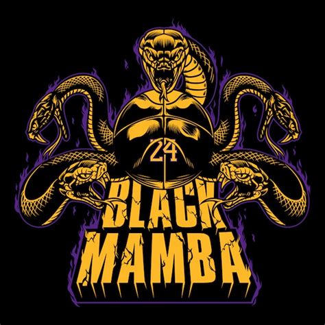 Premium Vector Black Mamba 24