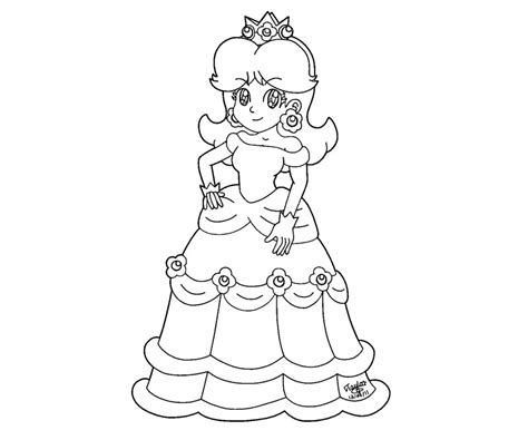 See also these coloring pages below Daisy Mario Coloring Pages - GetColoringPages.com