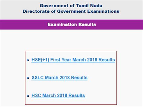 Tn Sslc Supplementary Result 2018 Date Check Updates Oneindia News