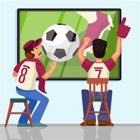 Friends Watching Tv Illustrations Royalty Free Vector Graphics And Clip