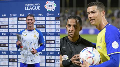Cristiano Ronaldo Proudly Poses With His Saudi Pro League Player Of The