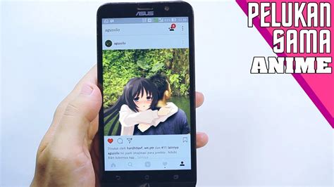 Tutorial Editing Pelukan Dengan Anime Di Picsart Youtube