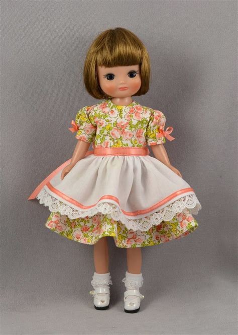 Tiny Betsy Mccalls Apricot Rose Dress Set Doll Clothes Betsy Set