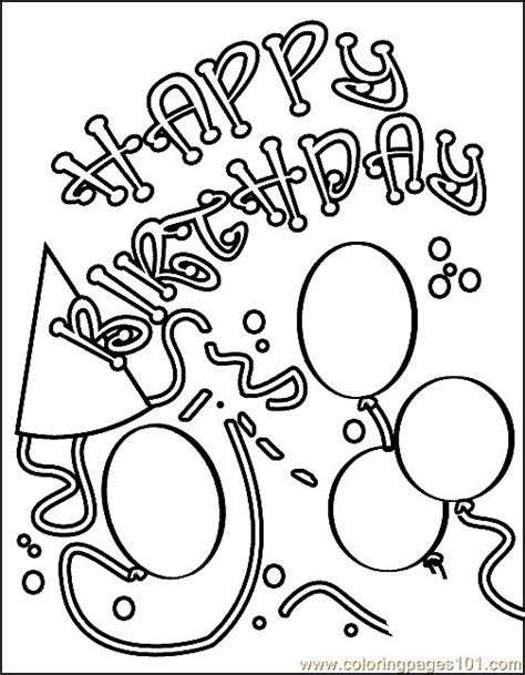 Crayola Birthday Free Printable Coloring Page Birthday Coloring Page