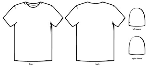 Shirt Template For Design Clip Art Library
