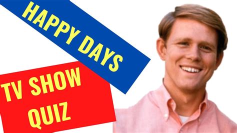 Happy Days Trivia Quiz Youtube