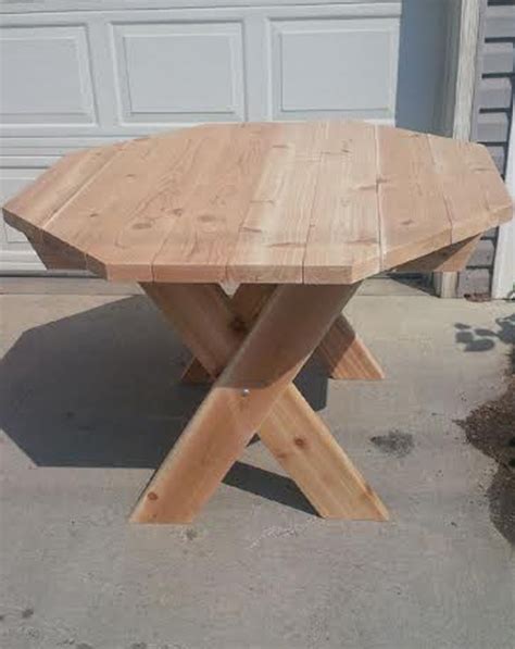 Octagon Picnic Table Forest Trek Woodwork