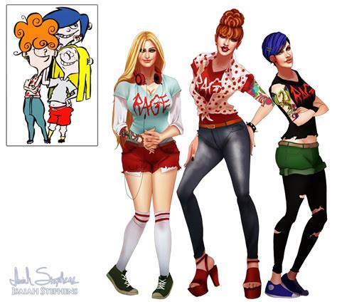 Lee Marie And May From Ed Edd N Eddy 90s Cartoon Characters As