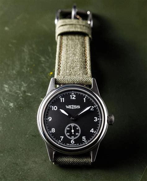 The Weiss Standard Issue Field Watch 38mm Harkens Back To The Classics