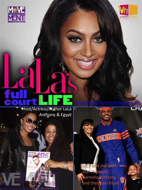 NBA Star Carmelo Anthony S Wife Host Actress LaLa Anthony With The