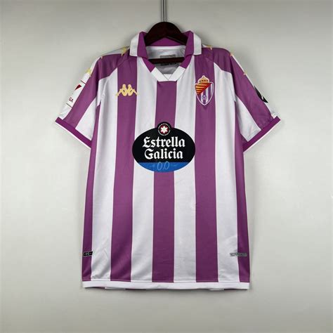 Real Valladolid Jersey Home Men S Football Soccer Shirt