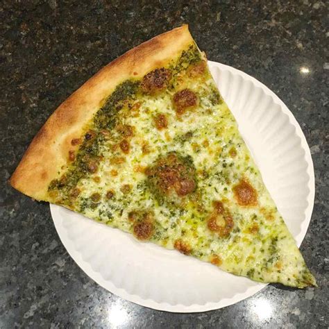 The Pesto Slice At Danis House Of Pizza Kew Gardens Queens
