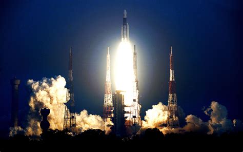 In Photos Indias Most Powerful Rocket Aces 2nd Test Launch Space