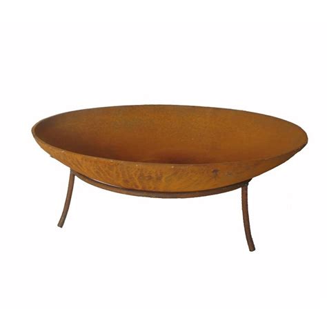 If you love the rustic look, this. Steel Rustic Fire Pit - Bunnings Warehouse | Rustic fire ...