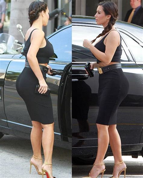 kemi online ♥ kim kardashian shows off sexy hourglass curves