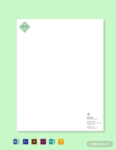 When designing a letterhead, it is. FREE 12+ Sample Legal Letterhead Templates in AI | InDesign | MS Word | Pages | PSD | Publisher ...
