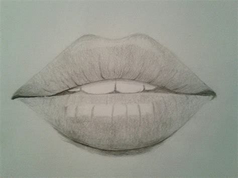 Kiss Lips Drawing Wesharepics