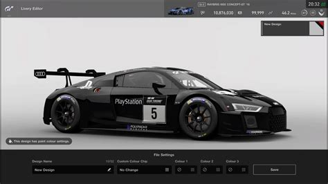 Gran Turismo Sport Livery Editor Audi R8 Lms Team Playstation Speed