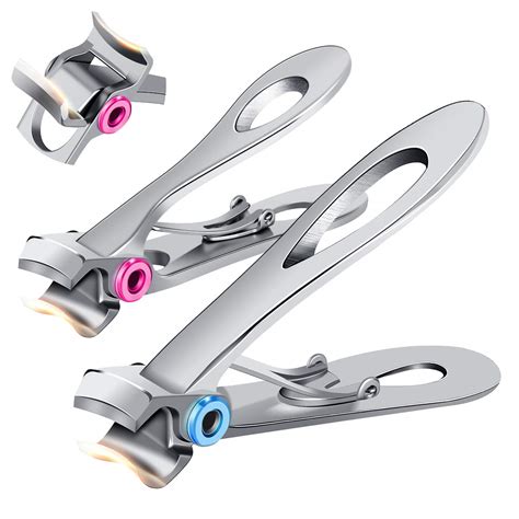 Prettydiva Nail Clippers For Thick Nail Wide Jaw Opening