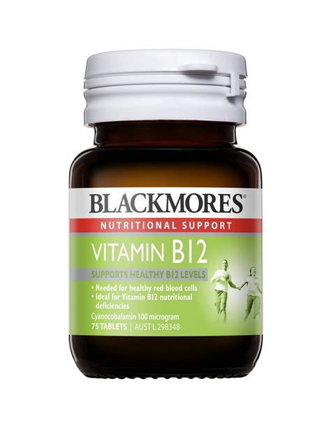 Beli blackmores vitamin b12 online berkualitas dengan harga murah terbaru 2021 di tokopedia! Blackmores Vit B12 Tablets 75pk | Ally's Basket - Direct ...