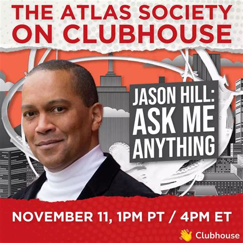 A Conversation With Jason Hill On Clubhouse With The Atlas Society
