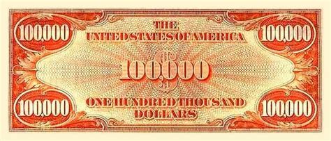 United States 100000 Dollar Banknote Currency Wiki Fandom Powered