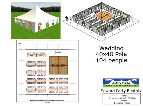 Wedding Tent Layouts Seward Party Rentals Seward Party Rentals