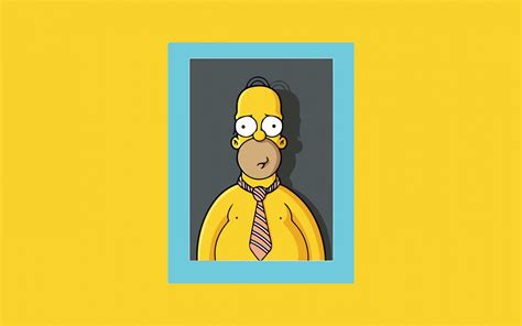 Download Wallpapers The Simpsons Homer Simpson Main Protagonist