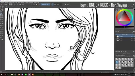 How I Do Lineart With Krita Youtube