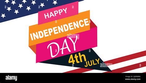 Fourth Of July Independence Day In The United States Happy Independence Day Of America Stock
