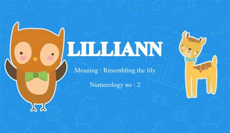 Lilliann Name Meaning