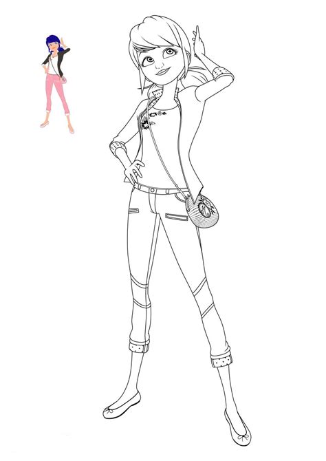 Coloriage Miraculous. Imprimer Ladybug et Chat Noir