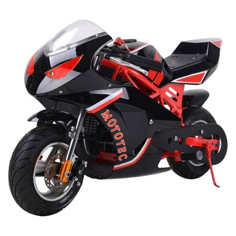 Big Toys® Mt Gas Gtred Mototec™ 49cc 2 Stroke Red Gas Pocket Gt Bike