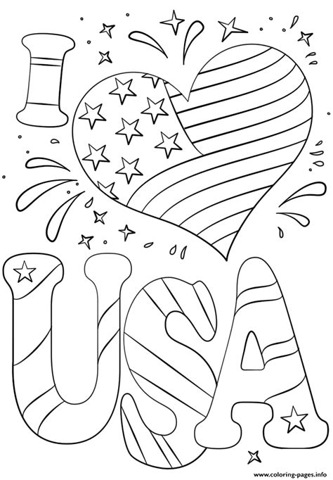 Fourth Of July Coloring Coloring Pages
