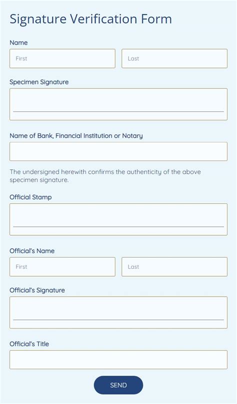 Free Parent Verification Form Template 123formbuilder