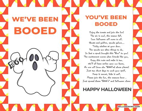 Youve Been Booed With Free Printables ⋆ Hello Sewing