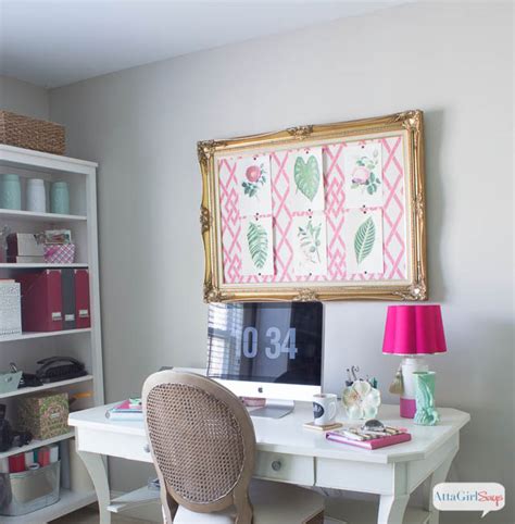 Pink Green Girly And Organized Ultimate Home Office Craft