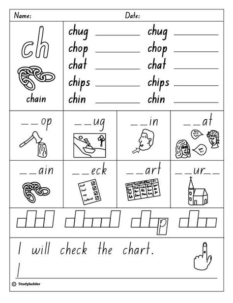 Ch Digraph Worksheets