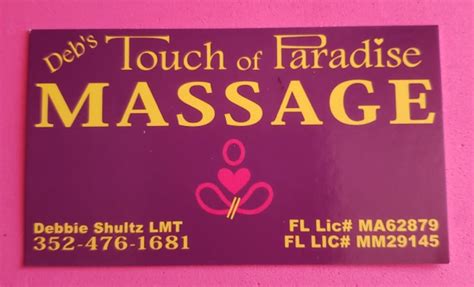 Debs Touch Of Paradise Massage Inverness Fl
