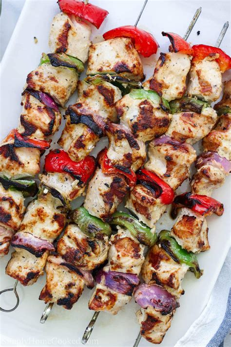 Grilled Chicken Kabobs Simply Home Cooked Kif