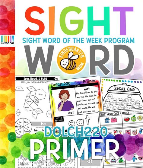 Sight Word Of The Week Kindergarten The Crafty Classroom