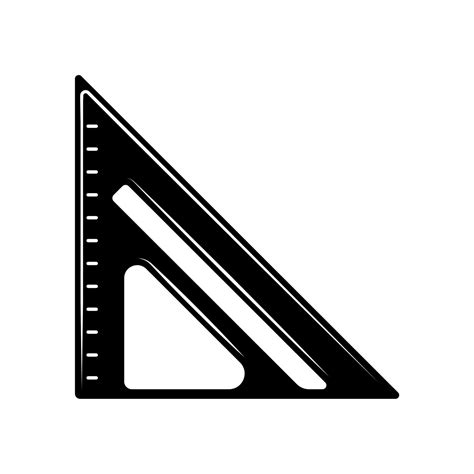 Triangular Ruler Engraving Composition 3627220 Vector Art At Vecteezy