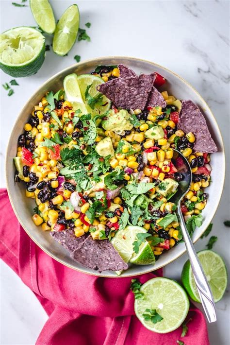 10 Minute Black Bean And Corn Salad Two Spoons