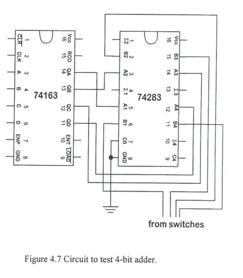 Integrato Sn 74283 4 Bit Binary Full Adder Équipement électrique Et D