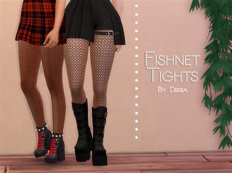 Dissias Fishnet Tights Fishnet Tights Sims 4 Clothing Sims