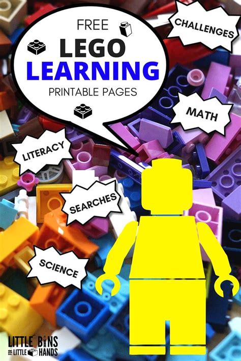 Lego Learning Pages Free Printables For Kids