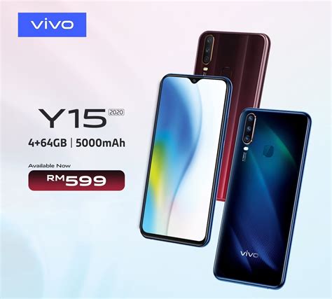 Compare price, harga, spec for vivo mobile phone by apple, samsung, huawei, xiaomi, asus, acer and lenovo. Vivo Y15 2020: A sub-RM600 triple-camera phone with 5 ...