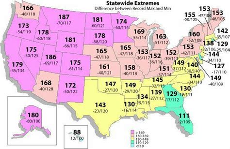 Current Temperatures In Usa Map United States Map