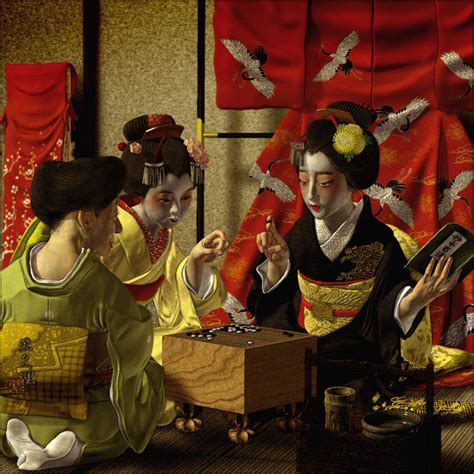 The Maiko Plays Go Game